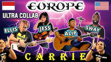 Alip Ba Ta Reaction & Collab- Carrie (Europe cover) - Jess Mancuso, Ellis Lamar, Swaylex