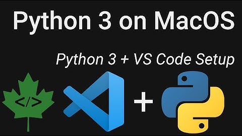 How to install python 3 on macos