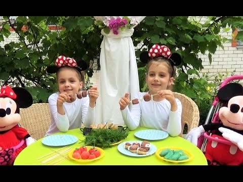 ДЕЛАЕМ ШАШЛЫКИ ИЗ ПЛАСТИЛИНА  ПЛЕЙ ДО. Play Doh. Детский канал Расти вместе с нами