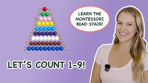 🌟Montessori Short Bead Stair 1–9 | Hands On Counting & Number Recognition for Kids🌟