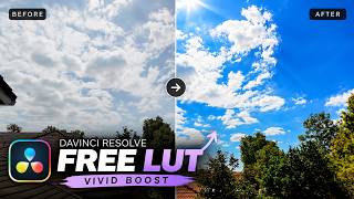 FREE LUT for DaVinci Resolve | Mavick Vivid Boost Tutorial