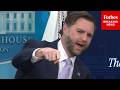 FULL BRIEFING: VP JD Vance Holds White House Press Briefing After Trump Endorses Ken Paxton In Texas