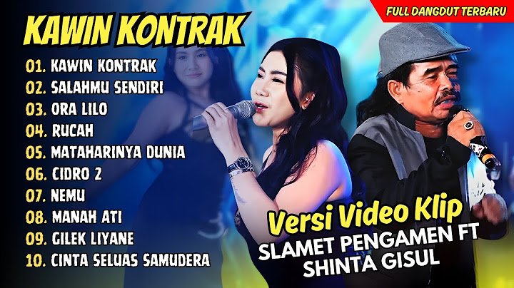 SLAMET PENGAMEN FT SHINTA GISUL X SIMPATIK MUSIC - KAWIN KONTRAK || ALBUM DANDUT KOPLO VIRAL TIKTOK
