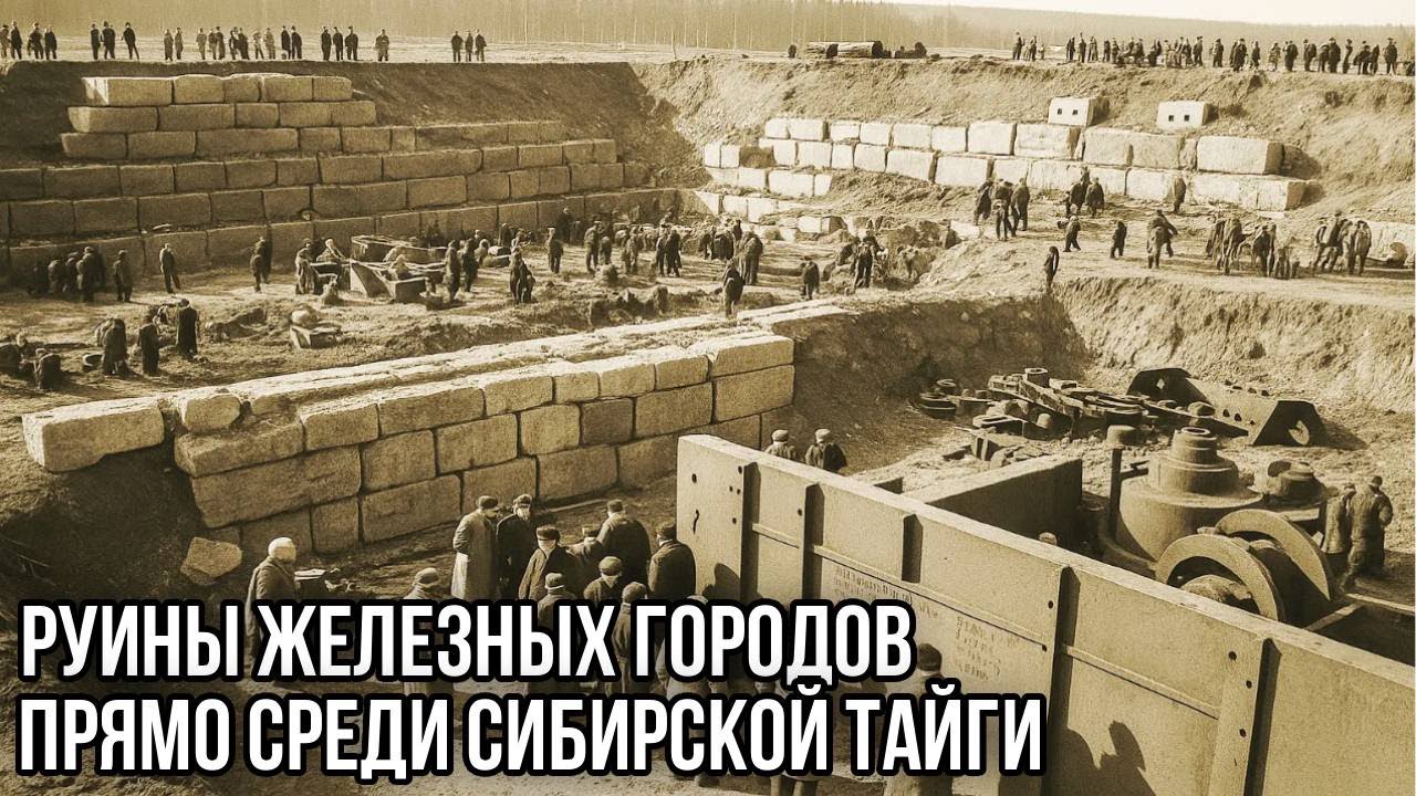 ОСТАТКИ Железных Городов Сибири! СССР Нашел Это в 1974 и Сразу Засекретил