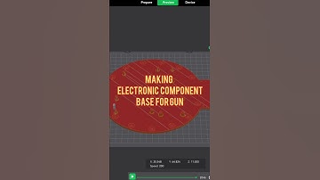 3d printing electronic base for my remote control turret #arduino #3dprinting #diygun