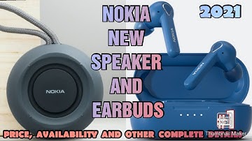Nokia Bluetooth Speakers SP-101 & Earbuds BH-205 Launched 2021 || Price With Complete Details || AĐ
