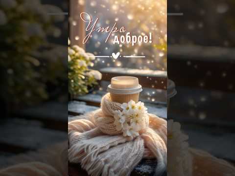 Доброе утро! #рекомендации #доброеутро #сдобрымутром #популярное #открытка #coffee