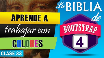 Curso de Bootstrap 4 - #33 Trabajando con colores