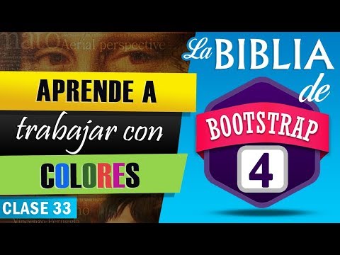 Curso de Bootstrap 4 - #33 Trabajando con colores