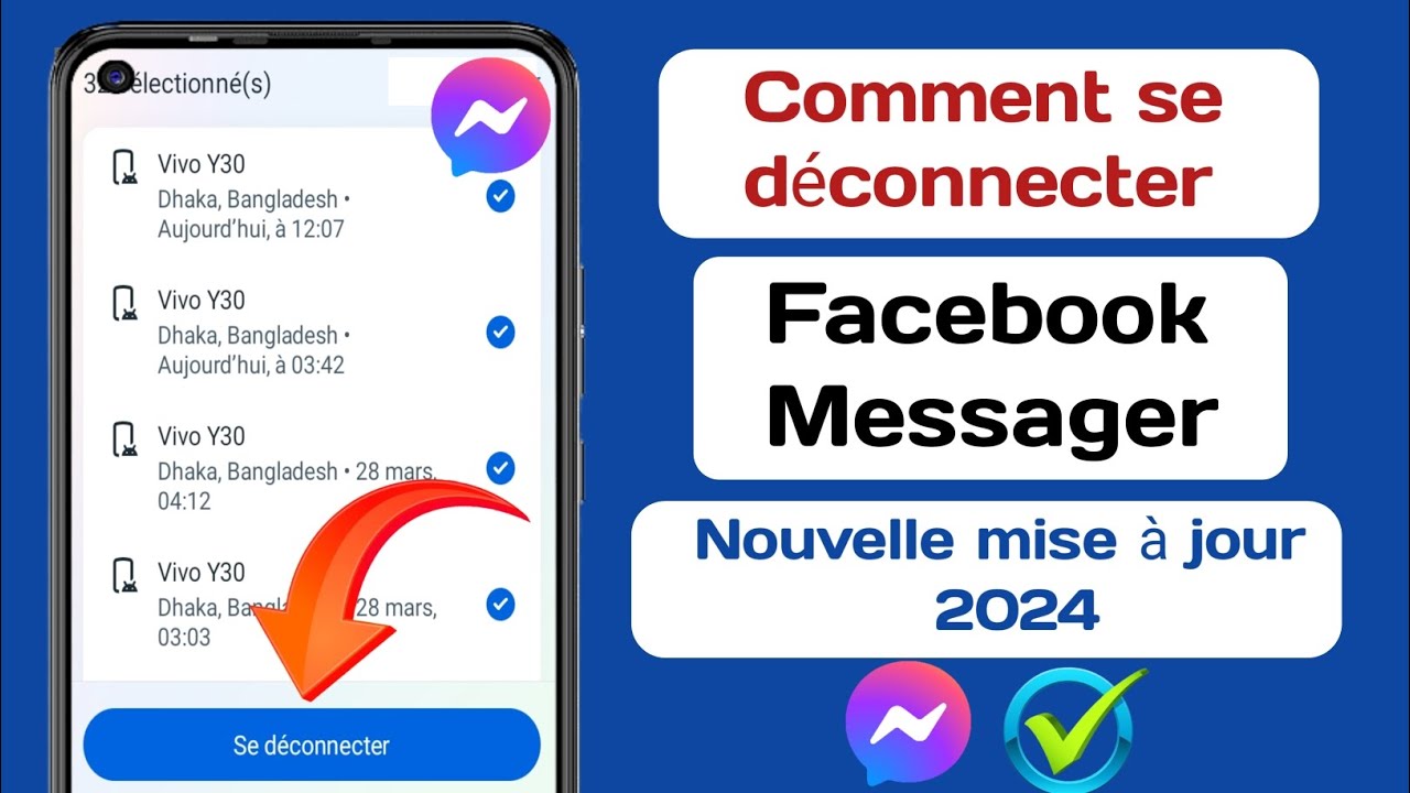 Comment se déconnecter de Facebook Messenger sur Android (nouveau 2024)