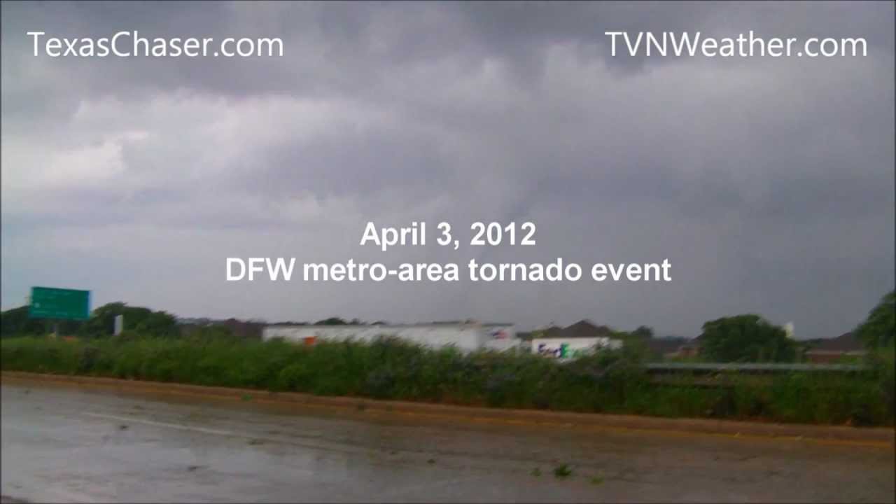 Tornado near Arlington, Texas! April 3, 2012 - YouTube