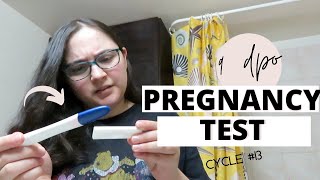 Live Pregnancy Test At 9 Dpo || Faint line on cheapie and strange clearblue || TTC Baby #3 Cycle 13