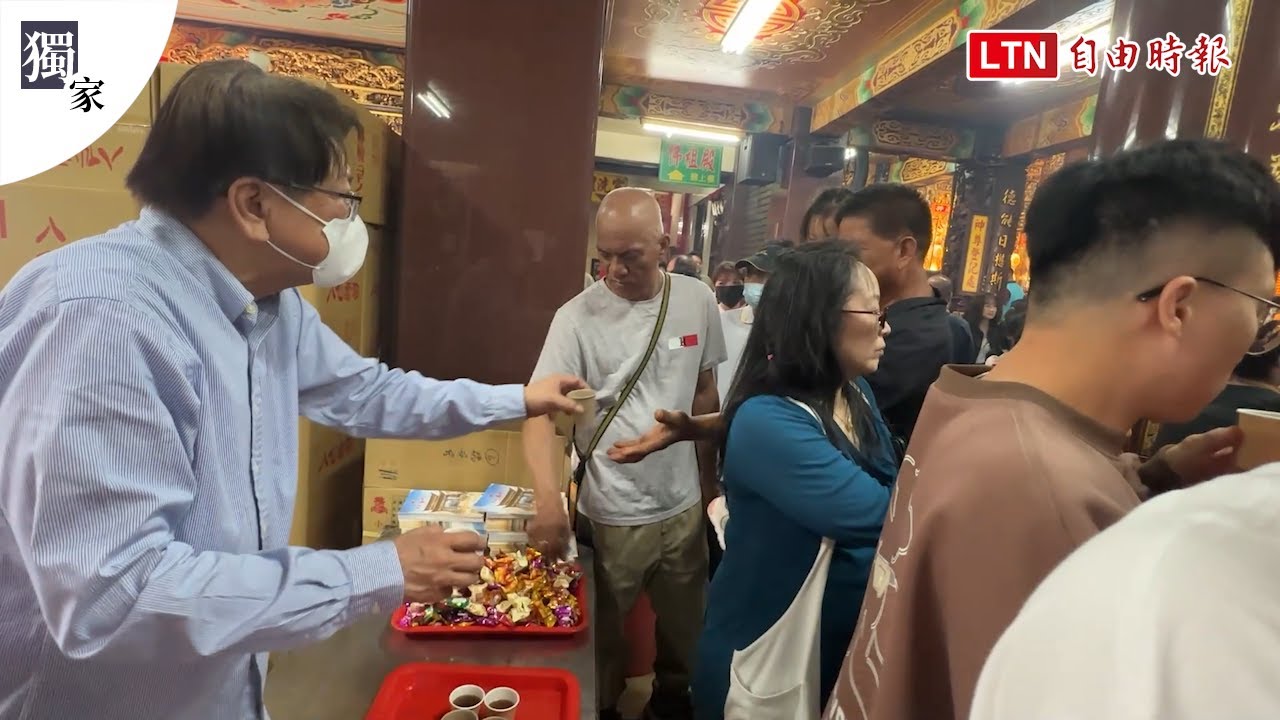 獨家》30載不斷！潘孟安福安宮「奉茶」 祈福人潮爆滿直呼：吃不消也甘願