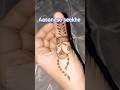 elegant arabic henna art#mehndi #mehndidesign #henna#shorts #youtubeshorts#mehndiviral #hennadesign