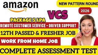 Amazon VCS Driver Support | Telangana | Work From Home Hiring | 2026 | Must Watch