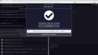 Intermediate Algorithm Scripting (19/21) | Arguments Optional | freeCodeCamp