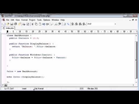 Beginner PHP Tutorial - 192 - Changing a Property Value