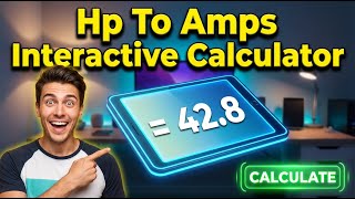 Hp To Amps Calculator — How to Use It | Engineering Tool