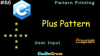 C Program Plus Pattern Codingrow