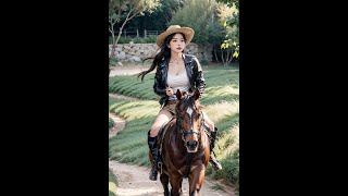 AI LOOKBOOK  승마 乗馬 Horseback riding [4k Ai]