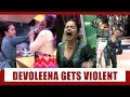 Bigg boss 14 day 102 devoleena bhattacharjees anger crosses its limits breaks bowls and cups
