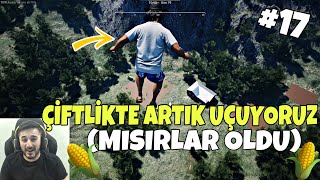 ÇİFTLİKTE UÇMA BUG'I BULDUK ARTIK UÇUYORUZ, MISIR HASADI YAPTIK! RANCH SIMILATOR (17.BÖLÜM) screenshot 2