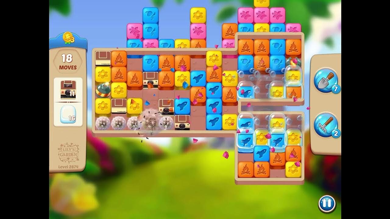 Lily's Garden Level 2874 🌻 Gameplay Gamopolis YouTube