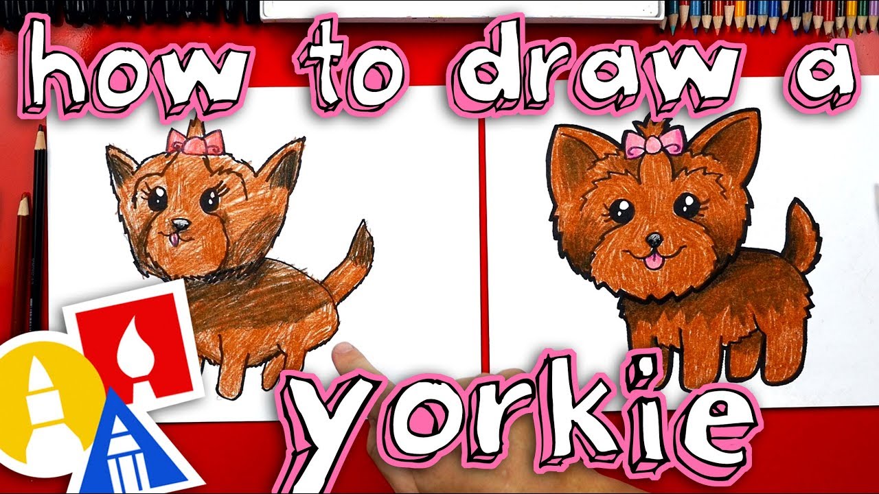 How To Draw A Yorkie Youtube