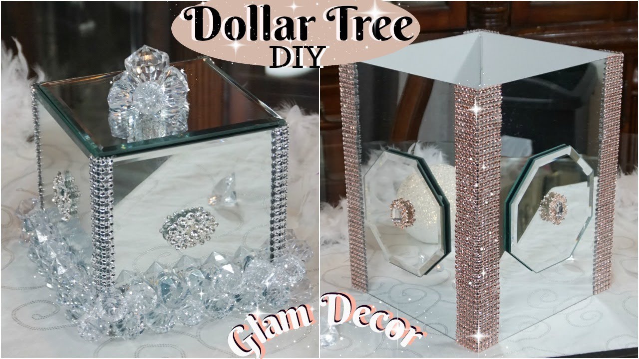 💎DOLLAR TREE DIY | GLAM SILVER AND ROSE GOLD HOME DECOR 2019💎