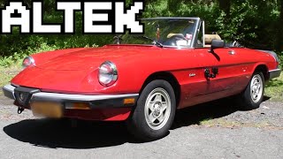 One Sweet Cruising Roadster  The 1989 Alfa Romeo Spider Graduate