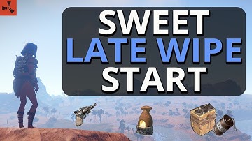 The Sweet LATE Wipe START!! Rust Solo Survival Gameplay