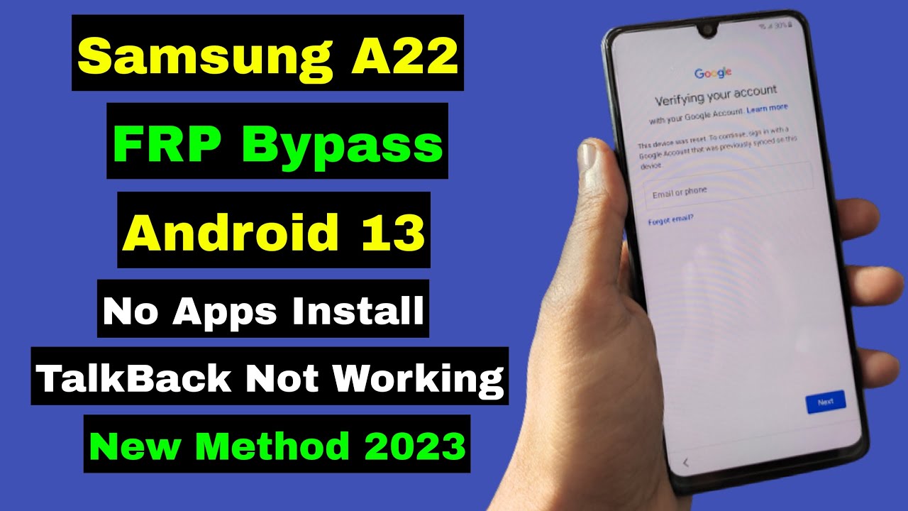 Updated] How to Bypass Samsung FRP on Android 13