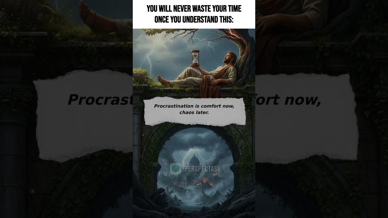 Procrastination is comfort now, chaos later. | Achieve your goals with @PerspecTask