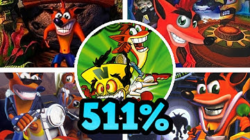 [World Record] Crash Bandicoot 511% Speedrun (1-3, Wrath of Cortex, and Twinsanity) in 9:00:31
