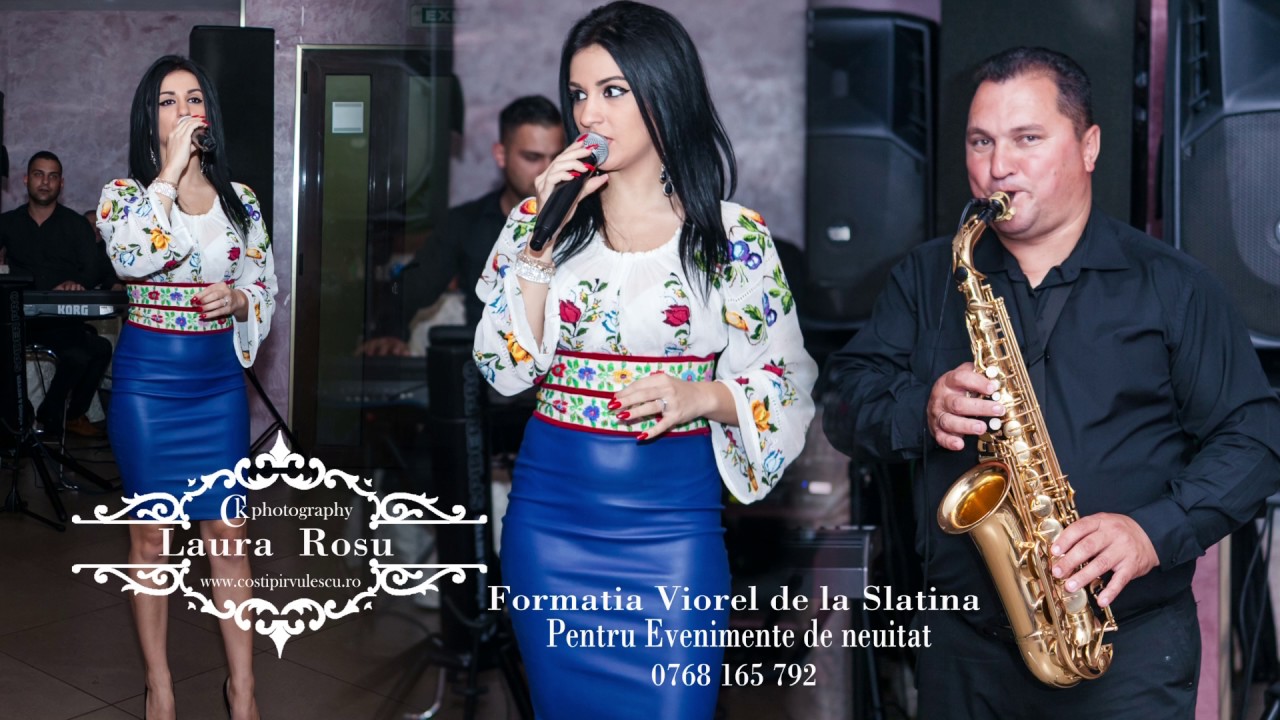 Laura Rosu si formatia Viorel de la Slatina - Sarba  colaj (Sax. Florea Radu)