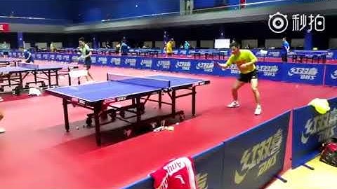 Zhang jike training in closed training 2018 July  / chengdu