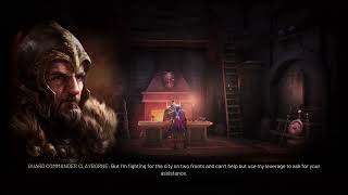 Guard Commader Clayborne Dialogue - Mandragora: Whispers of the Witch Tree