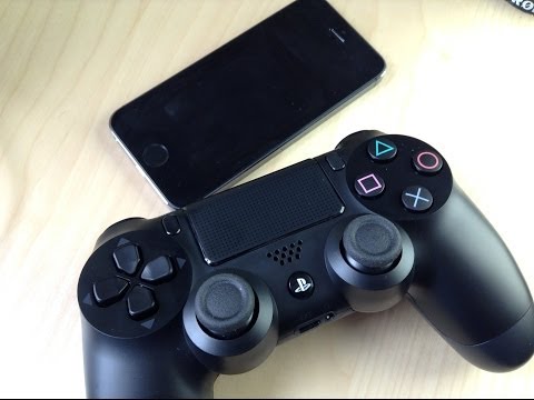 Play iOS games with Sony PlayStation Dual Shock 4 controller