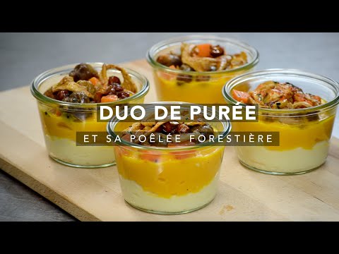 recette-d'hiver-végétarienne-(duo-de-purée-et-poêlée-forestière)