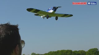 Durafly SLOW POKE Retro Classic Low Wing Taildragger RC airplane: ESSENTIAL RC FLIGHT TEST