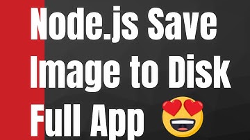 How to Download Image From URL to Local Disk in Node.js Full Example
