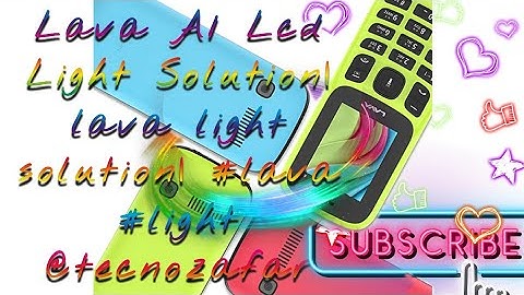 Lava A1 Lcd Light Solution| lava light solution| #lava #light #a1  @tecnozafar