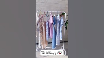 Đẩy đi cực nhẹ, sắp đồ cực nhanh – chuẩn kệ nhà gọn ✨#kệU1K1T #kệtreoquầnáo #kệgọnđồ #ShopeeFinds