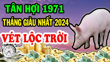 THÁNG VÀNG PHÁT TÀI Tân Hợi 1971 Vận Đỏ Hơn Son TRÚNG SỐ ĐỘC ĐẮC Đổi Đời Giàu TO