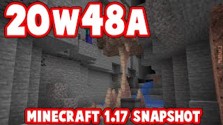 Minecraft 1.17 Snapshot - Drip Stone - 20w48a - Caves and Cliffs Update