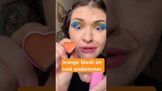 making ORANGE blush work on my cool undertones!🧡