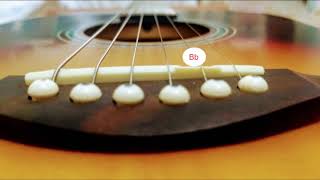Video thumbnail of "Afinação violão meio tom abaixo. Afinação Eb (mi bemol). Tune strings in Eb"