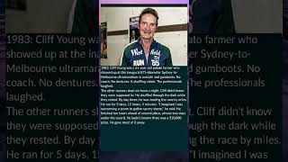 How a 61-year-old farmer defeated the world's best athletes! | Cliff Young #history #english #usa