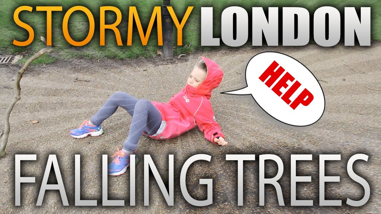 Ep4 - Stormy London - We narrowly avoid a falling tree - 2plus5