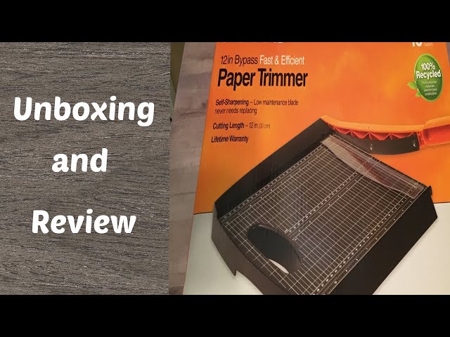 REVIEW: Fiskars 12 Portable Paper Trimmer - The Impulsive Buy